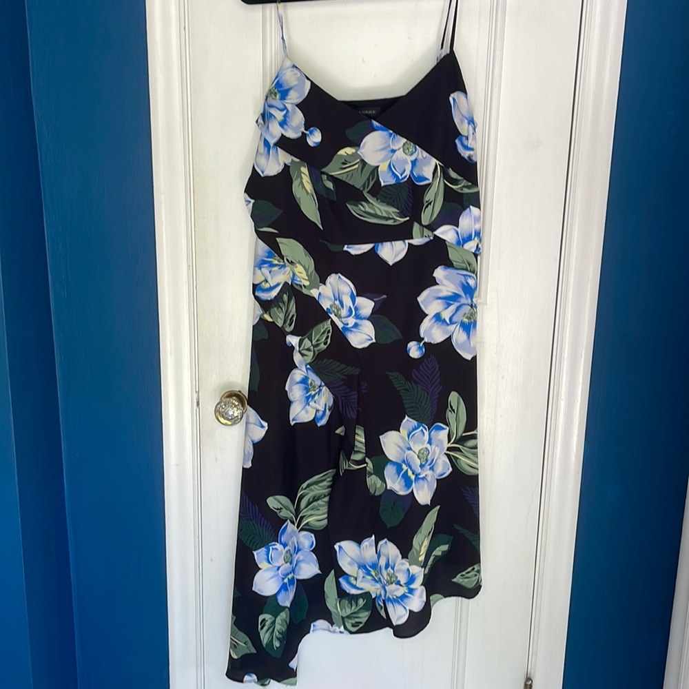 Banana Republic Asymmetrical Floral Dress